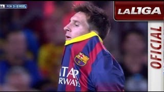 Messi falla una clara ocasión de gol [upl. by Saundra]