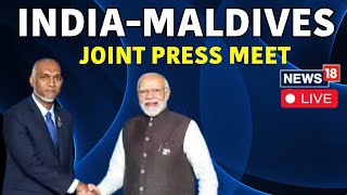 LIVE PM ModiMaldives President Mohamed Muizzu Joint Press Conference  IndiaMaldives Ties  N18G [upl. by Ibbed]