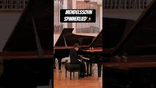 Mendelssohn Spinnerlied in piano competition🎹 [upl. by Maxine]