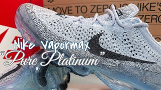 Air Vapormax 2023 Flyknit quotPure Platinumquot Review  Legit Check [upl. by Rodolph790]