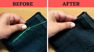 How to Hand Sew a Hidden Stitch or Invisible stitch [upl. by Assela]