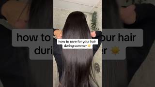 how to avoid bad hair in summer 🤩  hair growth tips youtubeshort hair hairgrowth [upl. by Eenaej]