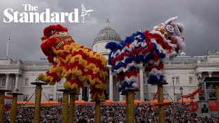 Tens of thousands turn out to celebrate Chinese New Year [upl. by Barnes]