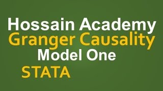 Granger Causality Test Model One STATA [upl. by Aretak]