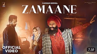 Zamaane Official Video  Kanwar Grewal  Sana Sultaan  Tru Makers  New Hindi Songs 2023 [upl. by Yllod]