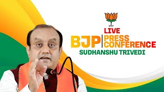 BJP PC LIVE  BJP leader and MP Sudhanshu Trivedi addresses press conference  Akhilesh Yadav  SP [upl. by Beverlee]