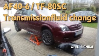 🔧 AF406  TF80SC ATF How To Oilchange ᴴᴰ [upl. by Okime]