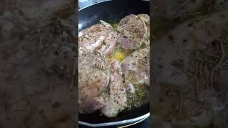 pork recipe porkrecipe whitecream porkchop homecooking shorts asmr satisfying [upl. by Atnuahsal625]