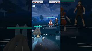 BISHARP vs LUCARIO  🤜🤛  pokemon pokemongo [upl. by Stannwood862]