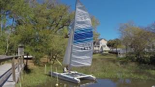 NACRA 50 Sails up  Sails Down [upl. by Salb222]