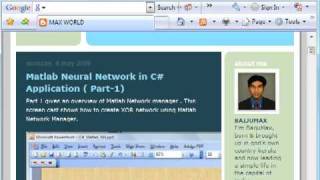 Matlab Neural Network in C Application  Part 2 [upl. by Siri]