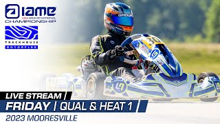 2023 IAME USA Grand National Championship  Mooresville NC  Qualifying amp Heat 1 [upl. by Harol]