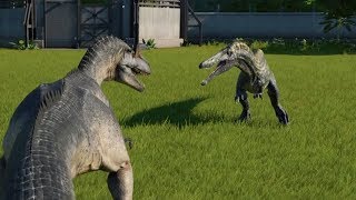 Allosaurus VS Suchomimus  Jurassic World Evolution [upl. by Demeter750]