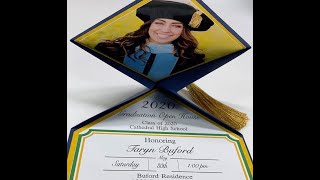 5 DIY Graduation Card w Tassels 🎓 Easy Tutorial [upl. by Rosalba975]