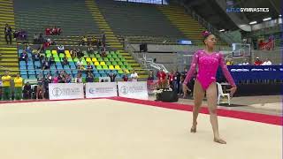 Sunisa Lee  Floor United States  2018 Pacific Rim Championships [upl. by Aleil]