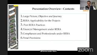 Overview of RERA by CA Vinay Thyagaraj [upl. by Enael525]