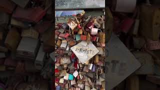 Cologne’s Love lock Bridge 🔐 💘🇩🇪 Köln Hohenzollern Brücke [upl. by Elfrida665]