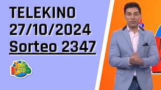 Sorteo Nro 2347  Resultados Telekino Sorteo 2347  Telekino en vivo 27102024  telekino 2347 [upl. by Mollee]