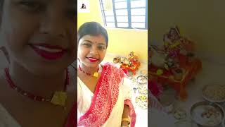 🪷Amar barir Lakshmi pujo2024🌺 kojagari Lakshmi pujor kichu muhurto 🙏 viralvideo lakshmidevi [upl. by Welford49]