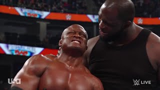 Bobby Lashley Returns amp Clashes With Omos  WWE Raw 32822 Full Segment [upl. by Celesta]