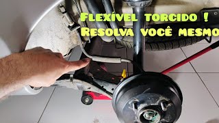 flexível do freio ficou torcido após a troca do cilindro resolva você mesmo [upl. by Loggia]