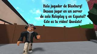 BLOXBURG Vecindario ROLEPLAY en ESPAÑOL  Roblox [upl. by Eillen]