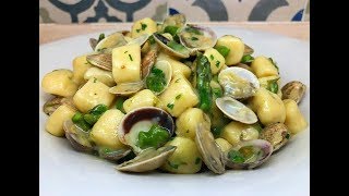 GNOCCHETTI DI RICOTTA CON ASPARAGI E ARSELLE  CUCINANDOMELAGODO [upl. by Sualk604]