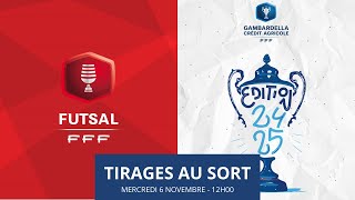 Tirages au sort Gambardella et CN Futsal [upl. by Aehtna]