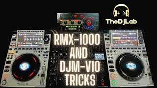 Pioneer DJ DJMV10 and RMX1000  Tips amp Tricks [upl. by Doll]