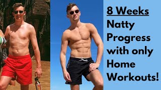 Incredible 8 WEEK transformation with NO GYM all natural [upl. by Floss]