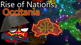 ROBLOX Occitania takes over Europe in Rise of Nations [upl. by Anitsihc]