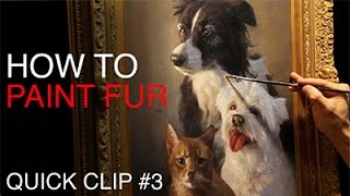 Painting PET PORTRAITS  How To Paint Fur [upl. by Engud]