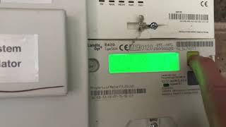 Reading a Landis E470 type 5452 electricity meter  new method faster [upl. by Wade297]