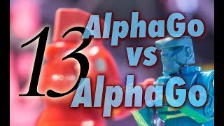 AlphaGo vs AlphaGo with Michael Redmond 9p Game 13 [upl. by Yboj]