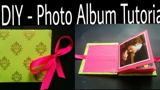 DIY  Photo Album Tutorial  How to Make Photo Album  Handmade Photo Album [upl. by Kcirde]