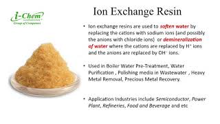 iChem SolutionIon Exchange Resin [upl. by Esaele]