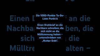 Die 1000Punkte ToDoListe Punkt 6 [upl. by Stone42]