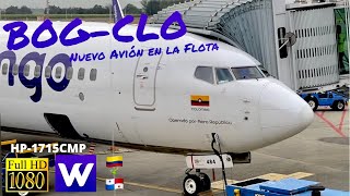 TRIP REPORT Wingo Boeing 737800  Bogotá  Cali  Nuevo Avión amp Estelas HD [upl. by Zacharie]