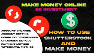 How To Earn From Shutterstock  How To Create Account On Shutterstock  Make Money Online [upl. by Rehtse]