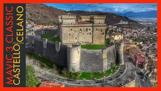 CELANO  CASTELLO PICCOLOMINI❤️ dal drone in C4K HDR uppbeat drone dji travel neiperte mavic3 [upl. by Ynnij]