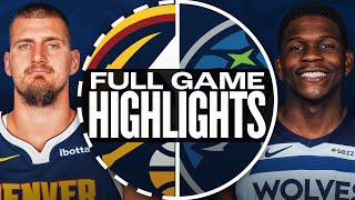 NUGGETS at TIMBERWOLVES  FULL GAME HIGHLIGHTS  November 1 2024 [upl. by Arihaj448]