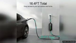 Portable Tesla Charger Level 1 16A Adjustable Electric Car Charger Tesla Mobile Review [upl. by Elurd]