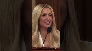 ParisHiltons testimony on Capitol Hill paused for a quick fashion appreciation moment thatshot [upl. by Leontyne]