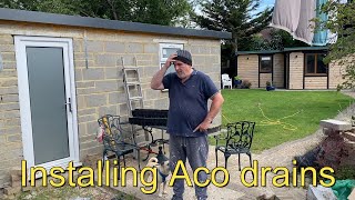 How to install aco drains [upl. by Yesnnyl]