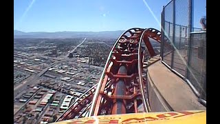 High Roller 2002 Remastered Front Seat POV  Stratosphere Tower and Casino Las Vegas Nevada USA [upl. by Peckham]