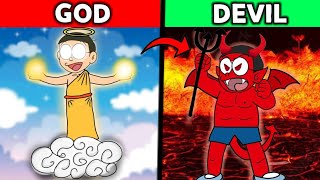 God vs Devil 😱  Funny Game 😂 [upl. by Claud]