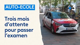 Autoécole  trois mois dattente pour repasser le permis dans le HautRhin [upl. by Assi743]