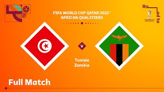 Tunisia v Zambia  FIFA World Cup Qatar 2022 Qualifier  Full Match [upl. by Anikram]