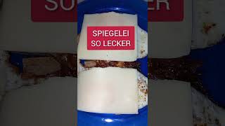 Spiegelei  Spiegelei auf Brot  Käse  Herzhaft  Frühstücksideen  Frühstück Rezept  Eiweiß [upl. by Tolley]