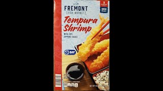 Fremont Fish Market Tempura Shrimp Review [upl. by Zobe]